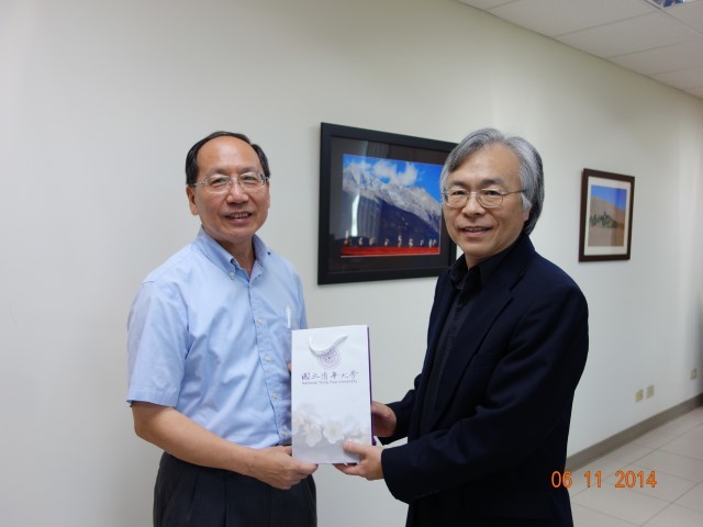 工學院王茂駿院長與史強教授合影