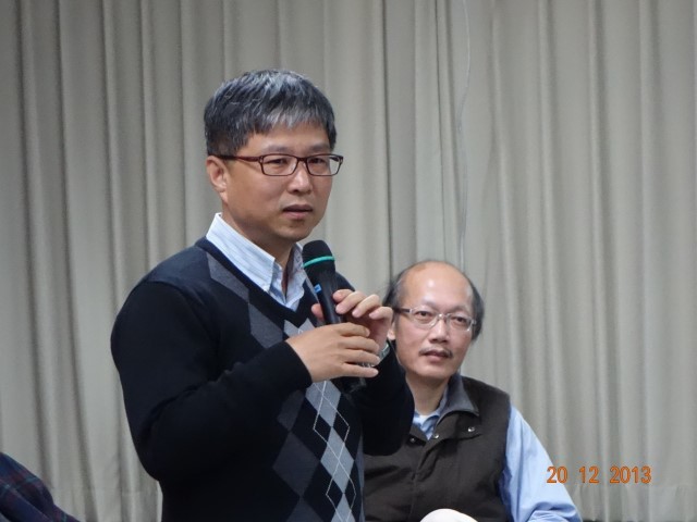 動機系林昭安主任介紹新進人員