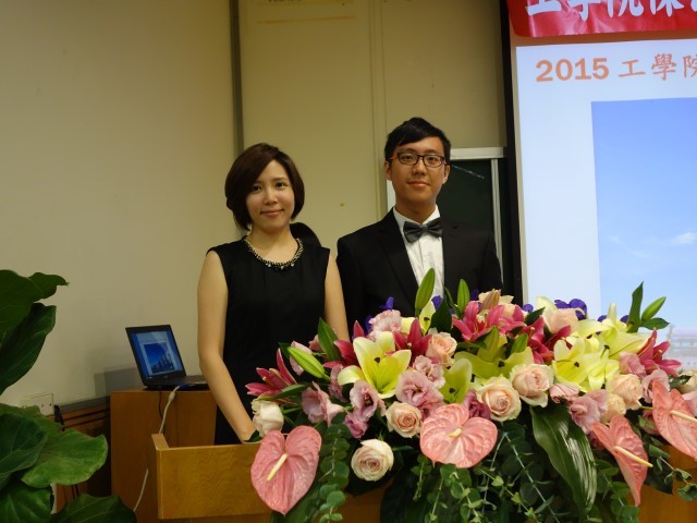 司儀-美麗的陳愛婷小姐及帥氣的陳匯尊先生