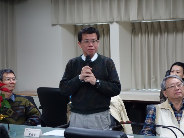 醫工所宋信文所長介紹新進人員