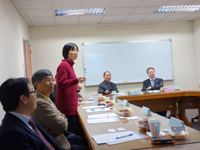 工學院國際化執行長李紫原教授簡報