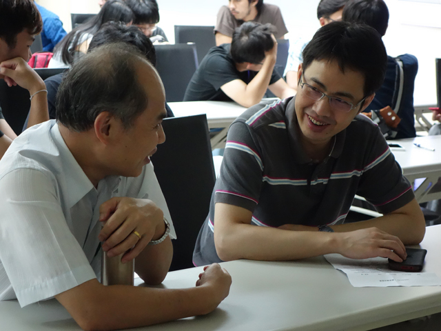 (左)大同大學林永仁教授和(右)國立清華大學黃智永副教授