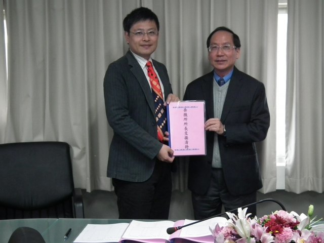 王茂駿院長與饒達仁所長合影