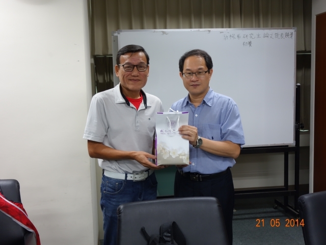 聯盟執行長劉承賢教授與天瑞企業林進田總經理合影
