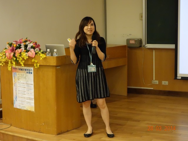 工學院工程論文發表技巧研習會-演講貴賓醫工所陳韻晶教授1