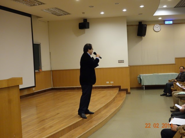 工學院產學聯盟執行長劉承賢教授致詞